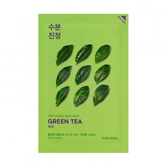 Holika Holika, Pure Essence Mask Sheet GREEN TEA, 20 ml