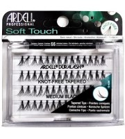 Ardell, Kępki rzęs Soft Touch Knot Free Medium Black, 56 sztuk