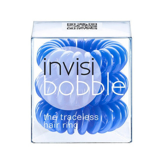 Invisibobble, Gumki do włosów 3 szt., Navy Blue - niebieskie 