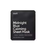 Klairs, Midnight Blue Calming Sheet Mask, Łagodząco-chłodząca maska w płacie, 25 ml