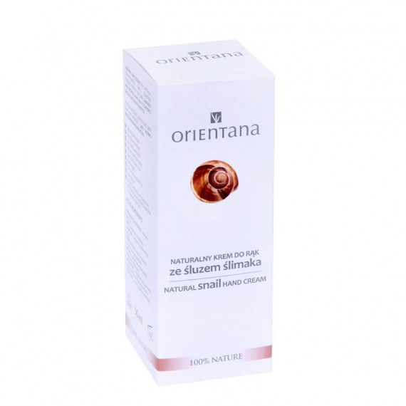 Orientana, Naturalny krem do rąk ze śluzem ślimaka, 50 ml