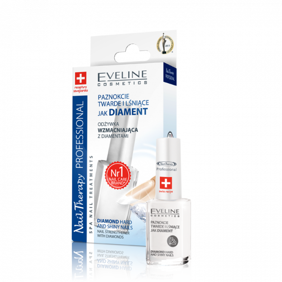 Eveline, Odżywka wzmacniająca do paznokci z DIAMENTAMI, 12 ml