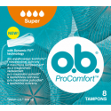 o.b., Tampony ProComfort, SUPER, 8 szt.