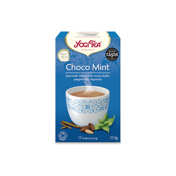 Yogi Tea, Choco Mint, Ajurwedyjska herbata czekoladowo - miętowa, 17 torebek 