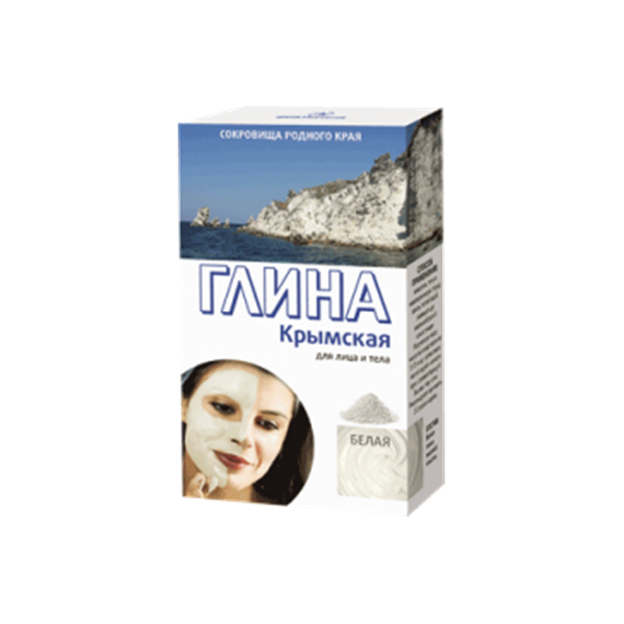 Fitokosmetik, Krymska glinka kosmetyczna - biała - oczyszczająca, 100 g