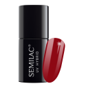 Semilac, 027 Lakier hybrydowy UV, Intense Red, 7 ml