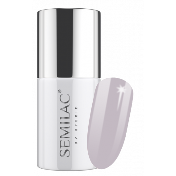 Semilac, 223 Lakier hybrydowy UV Hybrid Semilac Business Line Soft Grey 7ml