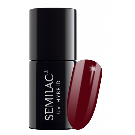 Semilac, 071 Lakier hybrydowy UV, Deep Red, 7 ml