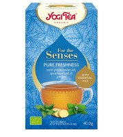 Yogi Tea, Herbata For the senses, Czysta świeżość BIO, 20 torebek