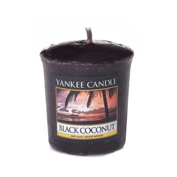 Yankee Candle, Votive Black Coconut, Sampler, 49 g