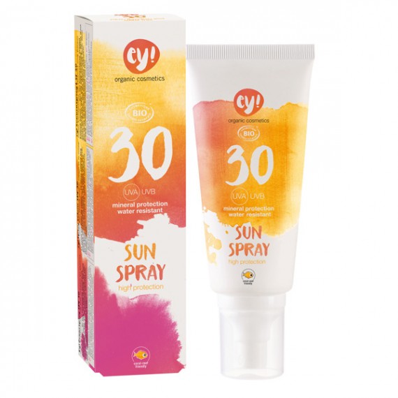 Eco Cosmetics, EY! Summer Lips, Spray na słońce, SPF 30, 100 ml