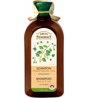 Green Pharmacy, Szampon przeciwłupieżowy Dziegieć brzozowy Cynk, 350 ml