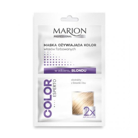 Marion, Maska ożywiająca kolor blond, 2x20 ml