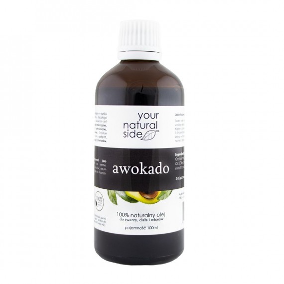 Your Natural Side, Olej awokado nieraf0inowany, nakrętka, 100 ml