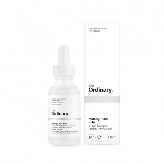 The Ordinary, Matrixyl 10% + HA, Serum przeciwzmarszczkowe do twarzy Matrixyl 10% z kwasem hialuronowym, 30 ml