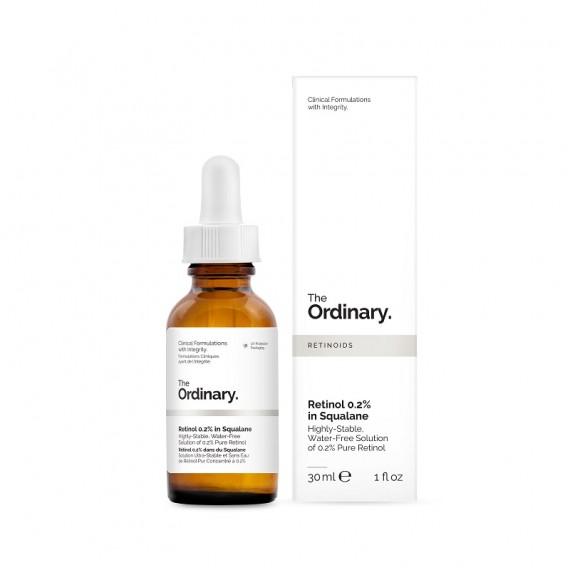 The Ordinary, Retinol 0.2% in Squalane, Serum do twarzy z retinolem 0,2 % w skwalanie, 30 ml