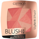 Catrice, Blush Box Glowing + Multicolour, 010, Róż do policzków, 5,5 g