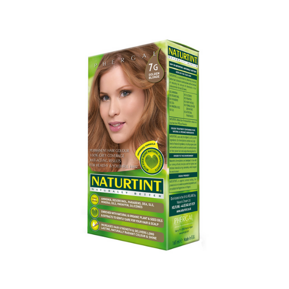 Naturtint, Farba do włosów 7G, Złoty blond, 165 ml