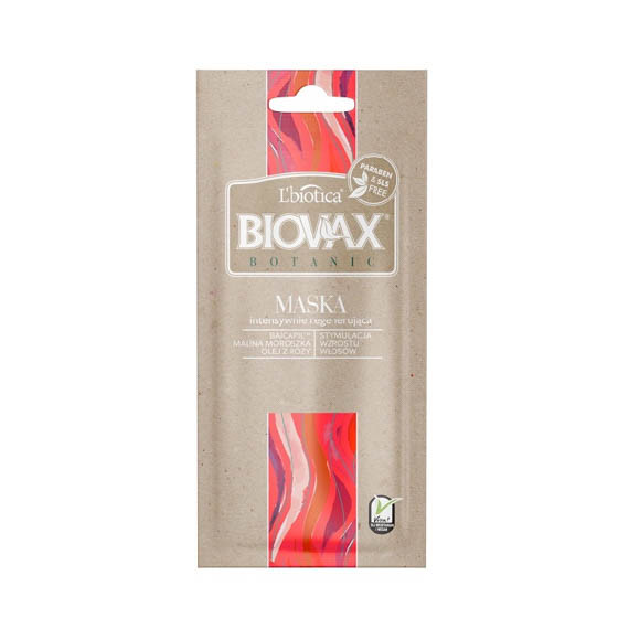 L'biotica, BIOVAX, Maska do włosów intensywnie regenerująca, 20 ml