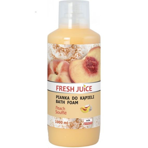 Fresh Juice, Pianka do kąpieli brzoskwiniowy suflet, 1000ml