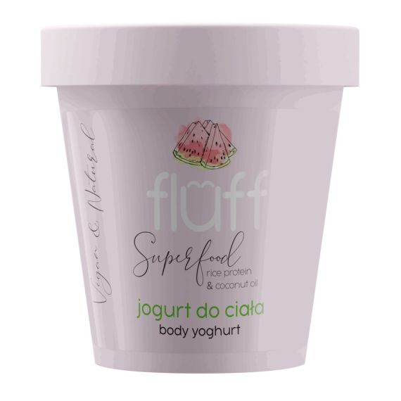 Fluff, Jogurt do ciała - soczysty arbuz, 180ml