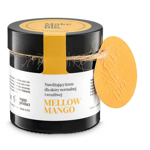 Make Me Bio, Mellow Mango - Nawilżający krem dla skóry normalnej i wrażliwej, 60 ml