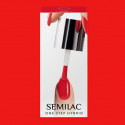 Semilac, S530 One Step Hybrid, Scarlet, 5 ml