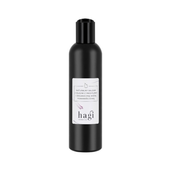Hagi, Naturalny Balsam z olejem z passiflory i organiczną wodą pomarańczową, 200 ml