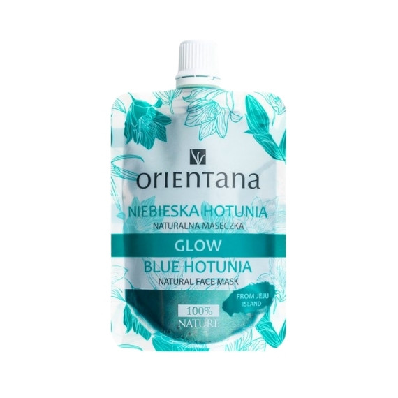 Orientana, Niebieska Hotunia, Naturalna maseczka Glow, 30 ml