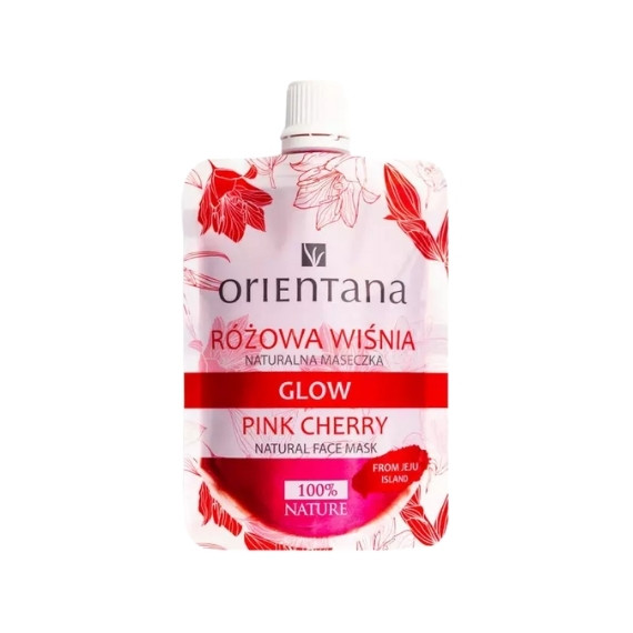 Orientana, Różowa wiśnia, Naturalna maseczka Glow, 30 ml