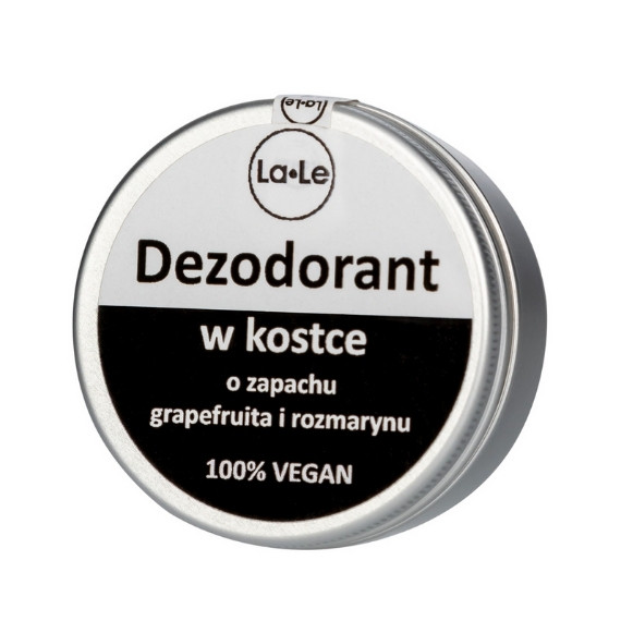 La-Le, Dezodorant w kostce o zapachu grapefruita i rozmarynu, 50 ml