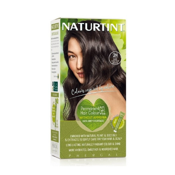 Naturtint, Farba do włosów 3N, Ciemny kasztanowy brąz, 165 ml