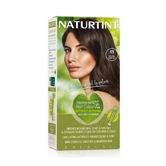 Naturtint, Farba do włosów 4N, Kasztanowy brąz, 165 ml