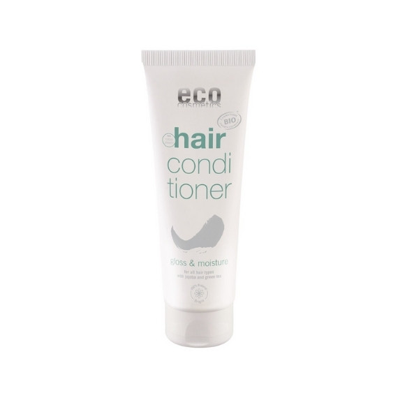 Eco Cosmetics, Odżywka do włosów  z jojobą i zieloną herbatą, 125 ml