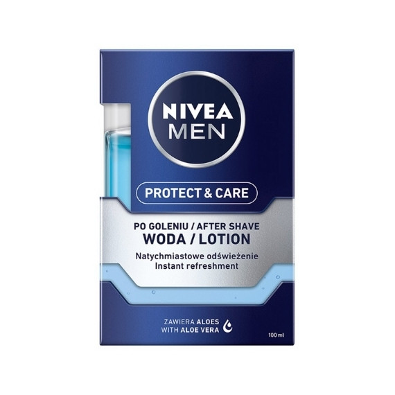 Nivea Men, Protect & Care, Woda po goleniu, 100 ml