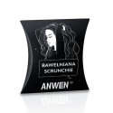 Anwen, Bawełniana Scrunchie - czarna gumka do włosów