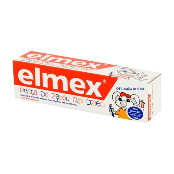 Elmex Junior, Pasta do zębów dla dzieci 1-6 lat, 50 ml