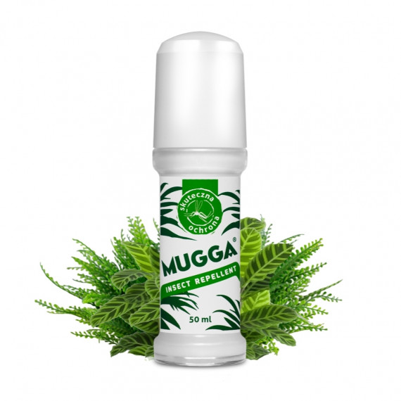 Mugga, Preparat na komary i kleszcze 20% DEET, roll-on 50 ml