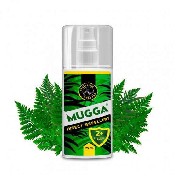 Mugga, Preparat na komary i kleszcze 9.5% DEET, spray 75 ml