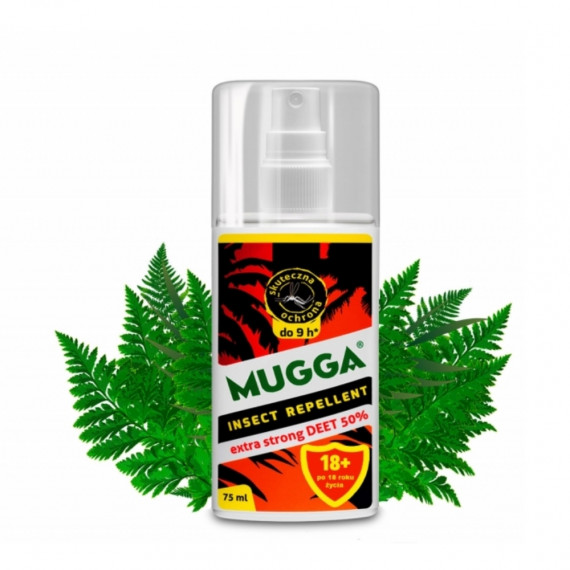 Mugga, Preparat na komary i kleszcze 50% DEET, spray 75 ml