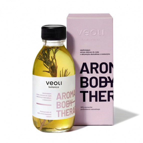 Veoli Botanica, AROMA BODY THERAPY, Ujędrniające serum olejowe do ciała z aktywnym ekstraktem z rozmarynu, 136 g