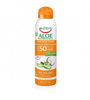 Equilibra, Aloesowe mleczko do opalania w sprayu SPF50, 150ml