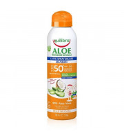 Equilibra, Aloesowe mleczko do opalania dla dzieci w sprayu SPF50+, 150ml