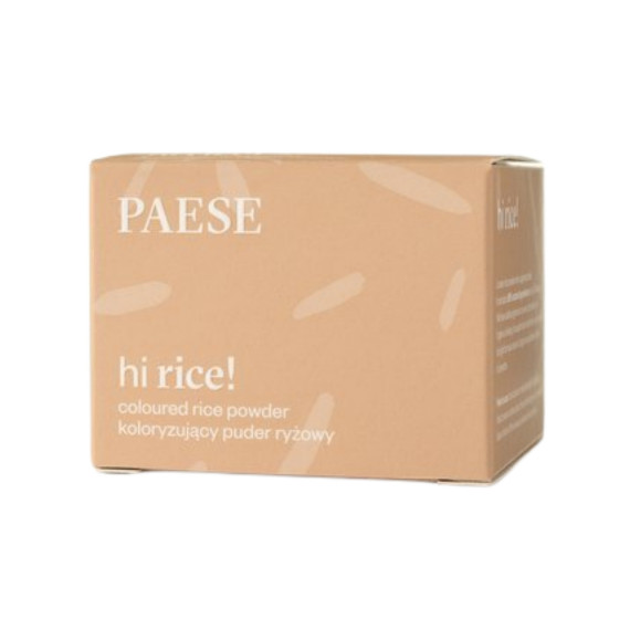 Paese, Hi Rice!, Koloryzujący puder ryżowy, 20 Natural, 10 g