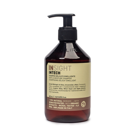 Insight, Intech, Gentle Moisture Shampoo, Szampon do włosów, 400 ml