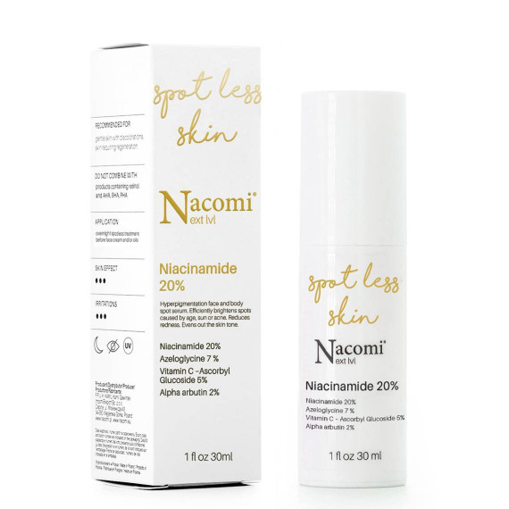 Nacomi, Next Level, Niacynamidy 20% Punktowe serum na przebarwienia, 30 ml