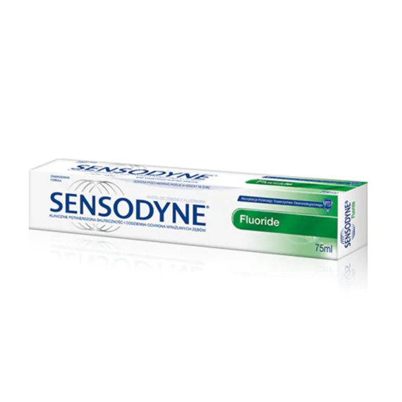 Sensodyne, Fluoride, Pasta do zębów codzienna ochrona, 75 ml