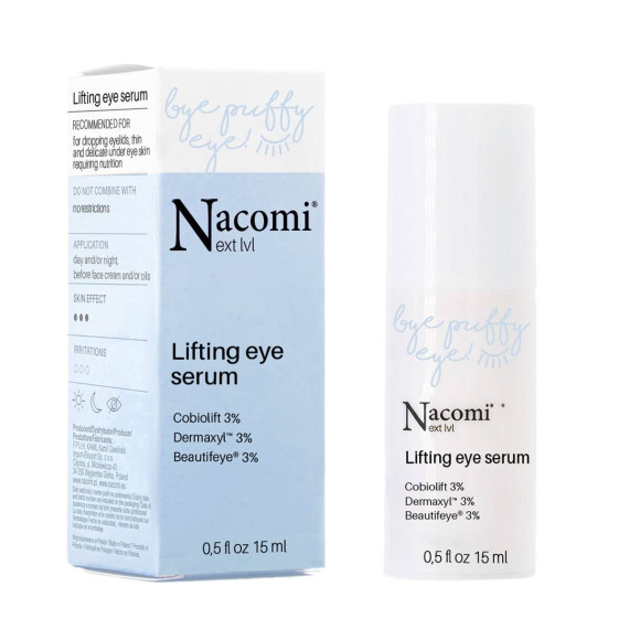 Nacomi, Next Level, Liftingujące serum pod oczy, 15 ml