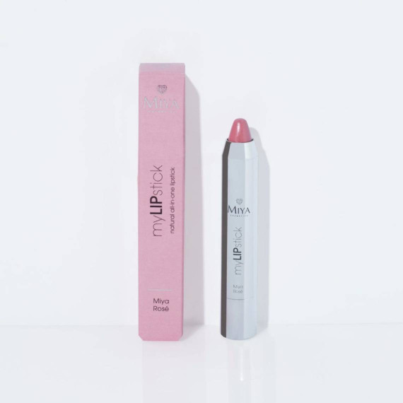 Miya, myLIPstick, Naturalna pielęgnująca szminka all-in-one, Rosé, 2,5 g