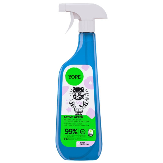 Yope, Naturalny płyn do czyszczenia łazienki ACTIVE GREEN, 750 ml